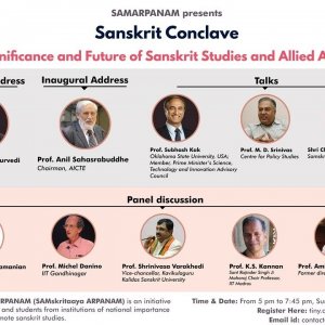 Sanskrit Conclave on “Significance and Future of Sanskrit Studies and Allied Areas"